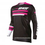 2020 Motocross Cyclisme Maillot Shot Manches Longues Noir