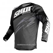 2020 Motocross Cyclisme Maillot Shot Manches Longues Noir