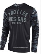 2020 Motocross Cyclisme Maillot TLD Manches Longues Noir