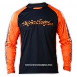 2020 Motocross Cyclisme Maillot TLD Manches Longues Orange