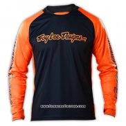 2020 Motocross Cyclisme Maillot TLD Manches Longues Orange