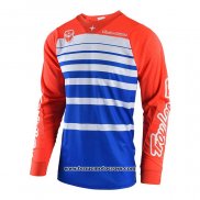 2020 Motocross Cyclisme Maillot TLD Manches Longues Rouge Bleu