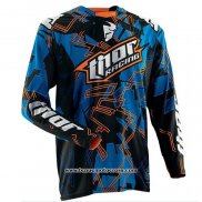 2020 Motocross Cyclisme Maillot Thor Manches Longues Bleu