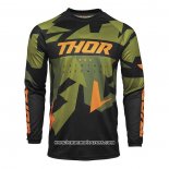 2020 Motocross Cyclisme Maillot Thor Manches Longues Vert