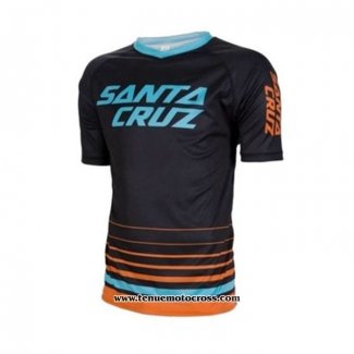 2020 Motocross Cyclisme T Shirt Santa Cruz Manches Courtes Noir