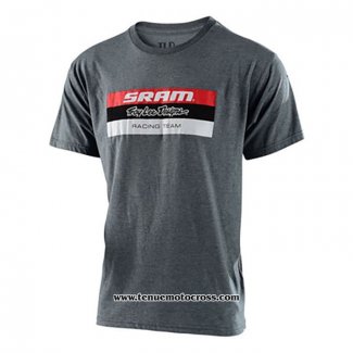 2020 Motocross Cyclisme T Shirt TLD Manches Courtes Gris