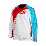 2021 Klim Motocross Cyclisme Maillot Manches Longues Azur Rouge