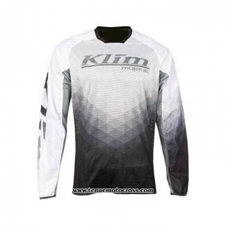 2021 Klim Motocross Cyclisme Maillot Manches Longues Noir Blanc