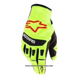 2021 Motocross Cyclisme Alpinestars Gants Doigts Long Jaune