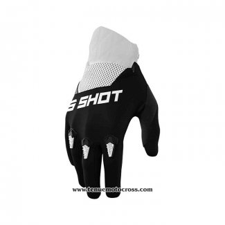 2021 Shot Motocross Cyclisme Gants Doigts Long Blanc