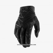 2020 Motocross Cyclisme 100 Gants Doigts Long Noir