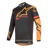 2020 Motocross Cyclisme Maillot Alpinestars Manches Longues Noir