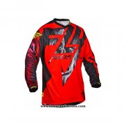 2020 Motocross Cyclisme Maillot FLY Manches Longues Rouge