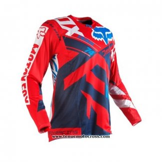 2020 Motocross Cyclisme Maillot FOX Manches Longues Rouge