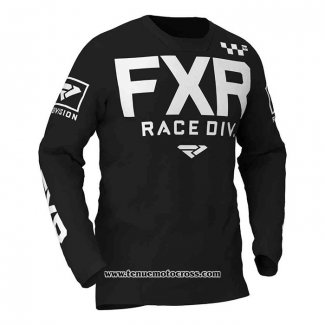 2020 Motocross Cyclisme Maillot FXR Manches Longues Noir