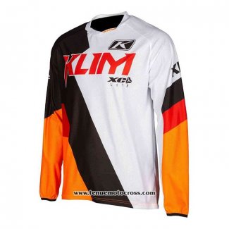 2020 Motocross Cyclisme Maillot Klim Manches Longues Blanc