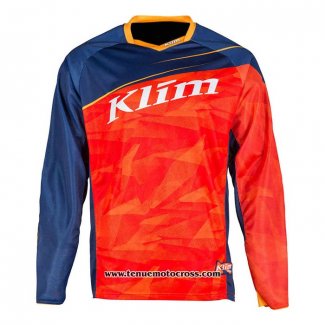 2020 Motocross Cyclisme Maillot Klim Manches Longues Rouge