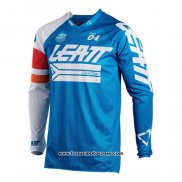 2020 Motocross Cyclisme Maillot Leatt Manches Longues Bleu