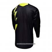 2020 Motocross Cyclisme Maillot Seven Manches Longues Noir Jaune