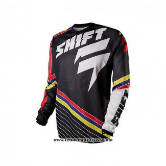 2020 Motocross Cyclisme Maillot Shift Manches Longues Noir