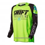 2020 Motocross Cyclisme Maillot Shift Manches Longues Vert