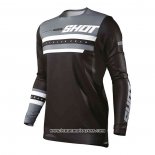 2020 Motocross Cyclisme Maillot Shot Manches Longues Noir