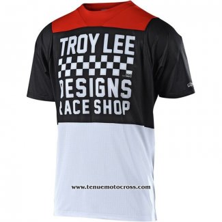 2020 Motocross Cyclisme T Shirt TLD Manches Courtes Noir