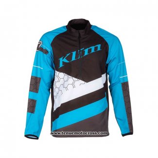 2021 Klim Motocross Cyclisme Maillot Manches Longues Bleu Noir