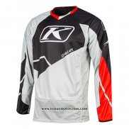 2021 Motocross Cyclisme Maillot Klim Manches Longues Rouge