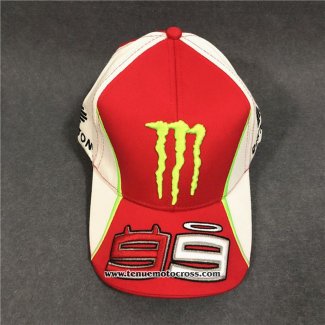 2020 Moto GP Cyclisme Monster Casquette Rouge Blanc