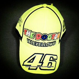 2020 Moto GP Cyclisme VR 46 Casquette Jaune