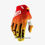 2020 Motocross Cyclisme 100 Gants Doigts Long Orange