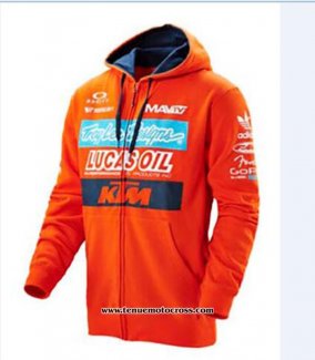 2020 Motocross Cyclisme Chandail KTM Manches Longues Orange