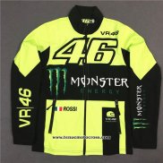 2020 Motocross Cyclisme Chandail Monster Manches Longues Noir Jaune