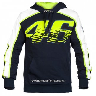 2020 Motocross Cyclisme Chandail VR 46 Manches Longues Bleu