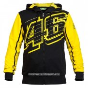 2020 Motocross Cyclisme Chandail VR 46 Manches Longues Jaune