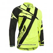 2020 Motocross Cyclisme Maillot AXO Manches Longues Jaune