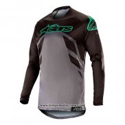 2020 Motocross Cyclisme Maillot Alpinestars Manches Longues Noir