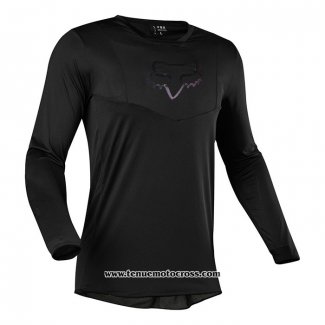 2020 Motocross Cyclisme Maillot FOX Manches Longues Noir