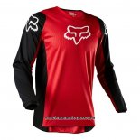 2020 Motocross Cyclisme Maillot FOX Manches Longues Rouge