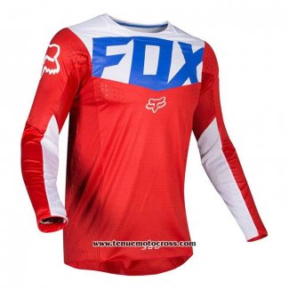 2020 Motocross Cyclisme Maillot FOX Manches Longues Rouge