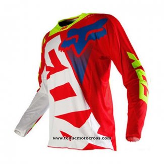 2020 Motocross Cyclisme Maillot FOX Manches Longues Rouge