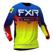 2020 Motocross Cyclisme Maillot FXR Manches Longues Jaune