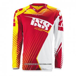 2020 Motocross Cyclisme Maillot IXS Manches Longues Rouge