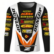 2020 Motocross Cyclisme Maillot KTM Manches Longues Noir