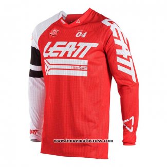 2020 Motocross Cyclisme Maillot Leatt Manches Longues Rouge