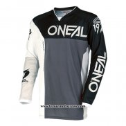 2020 Motocross Cyclisme Maillot Oneal Manches Longues Gris