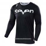 2020 Motocross Cyclisme Maillot Seven Manches Longues Noir