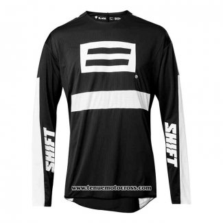 2020 Motocross Cyclisme Maillot Shift Manches Longues Noir