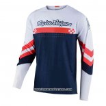 2020 Motocross Cyclisme Maillot TLD Manches Longues Profond Bleu